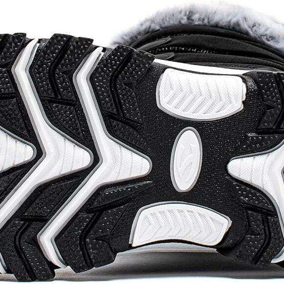 New Women's Waterproof Snow Boots Black Size 6 - Picture 6 of 6